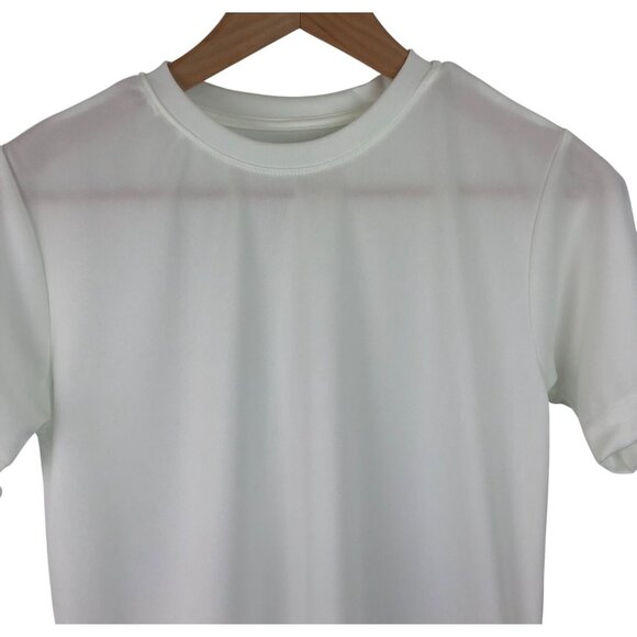Champro Sports Dri-Gear Youth Medium White Short Sleeve Shirt - Picture 2 of 7